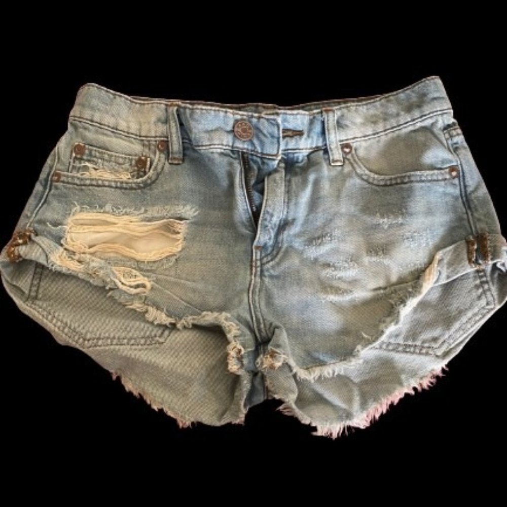 Urban Outfitters BDG Distressed Boyfriend Jean Shorts Low Rise - Size 27